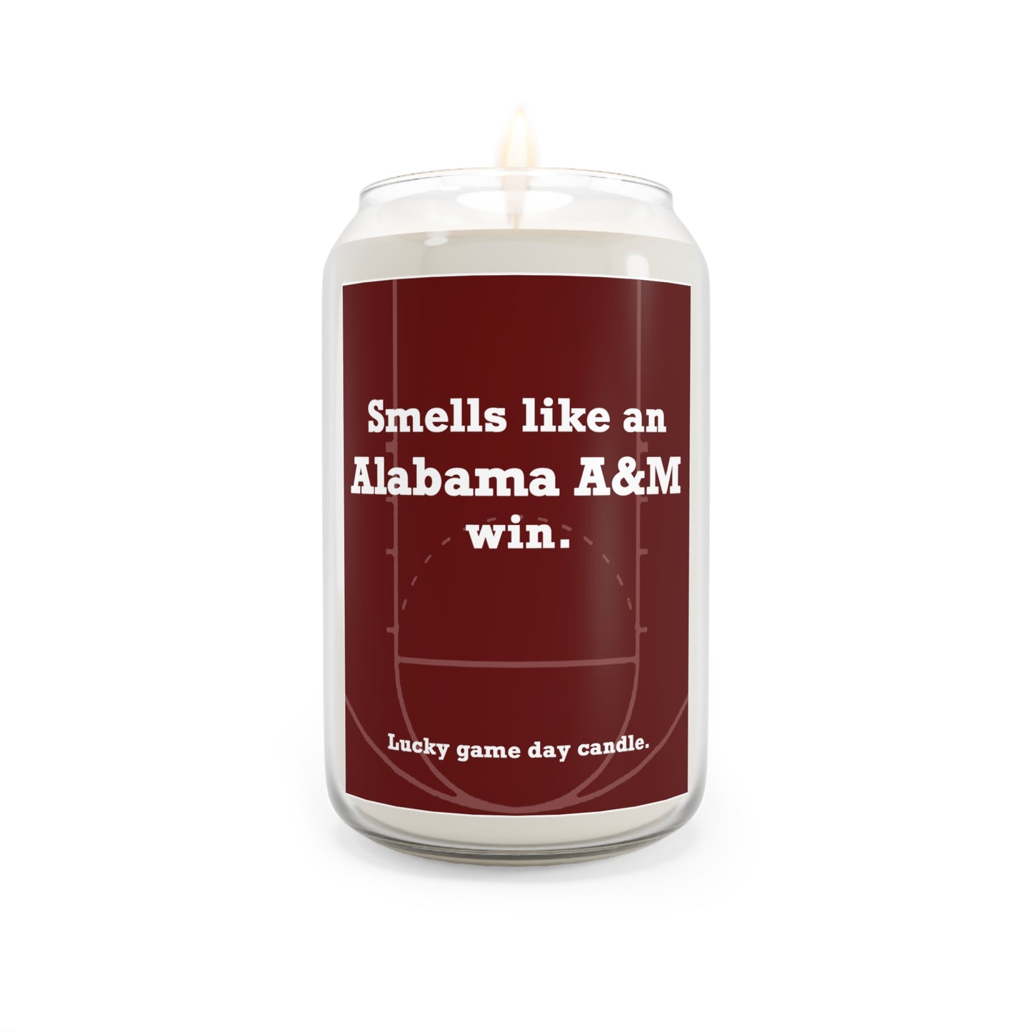 Alabama A&M Basketball - "Smells like an Alabama A&M win" scented candle (13.75 oz)