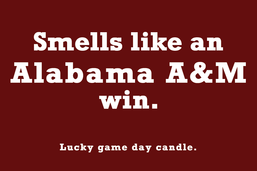 Alabama A&M Football - "Smells like an Alabama A&M win" scented candle (9 oz)