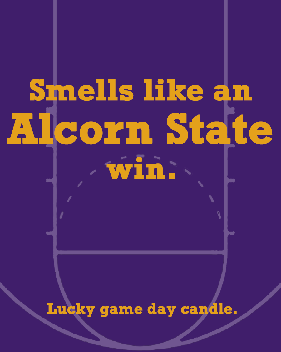 Alcorn State Basketball - "Smells like an Alcorn State win" scented candle (13.75 oz)