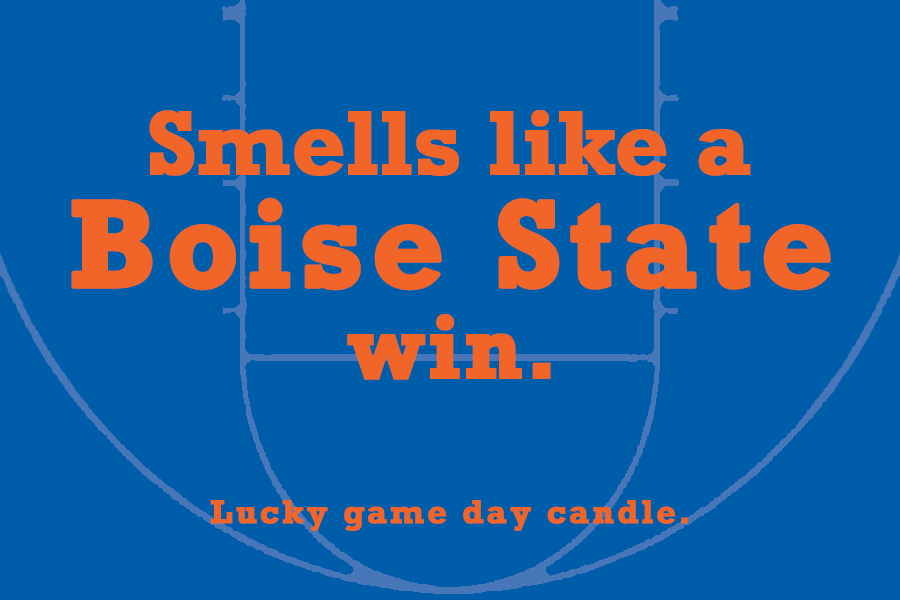 Boise State Basketball - "Smells like an Boise State win" scented candle (9 oz)