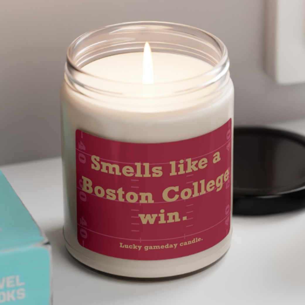 Boston College Football - "Smells Like a Boston College Win" scented candle (9 oz)