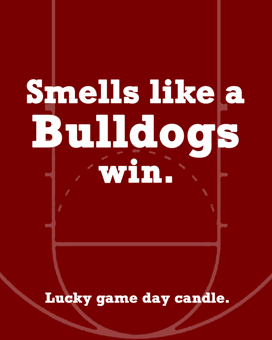 Mississippi State Basketball - "Smells like a Bulldogs win" scented candle (13.75 oz)