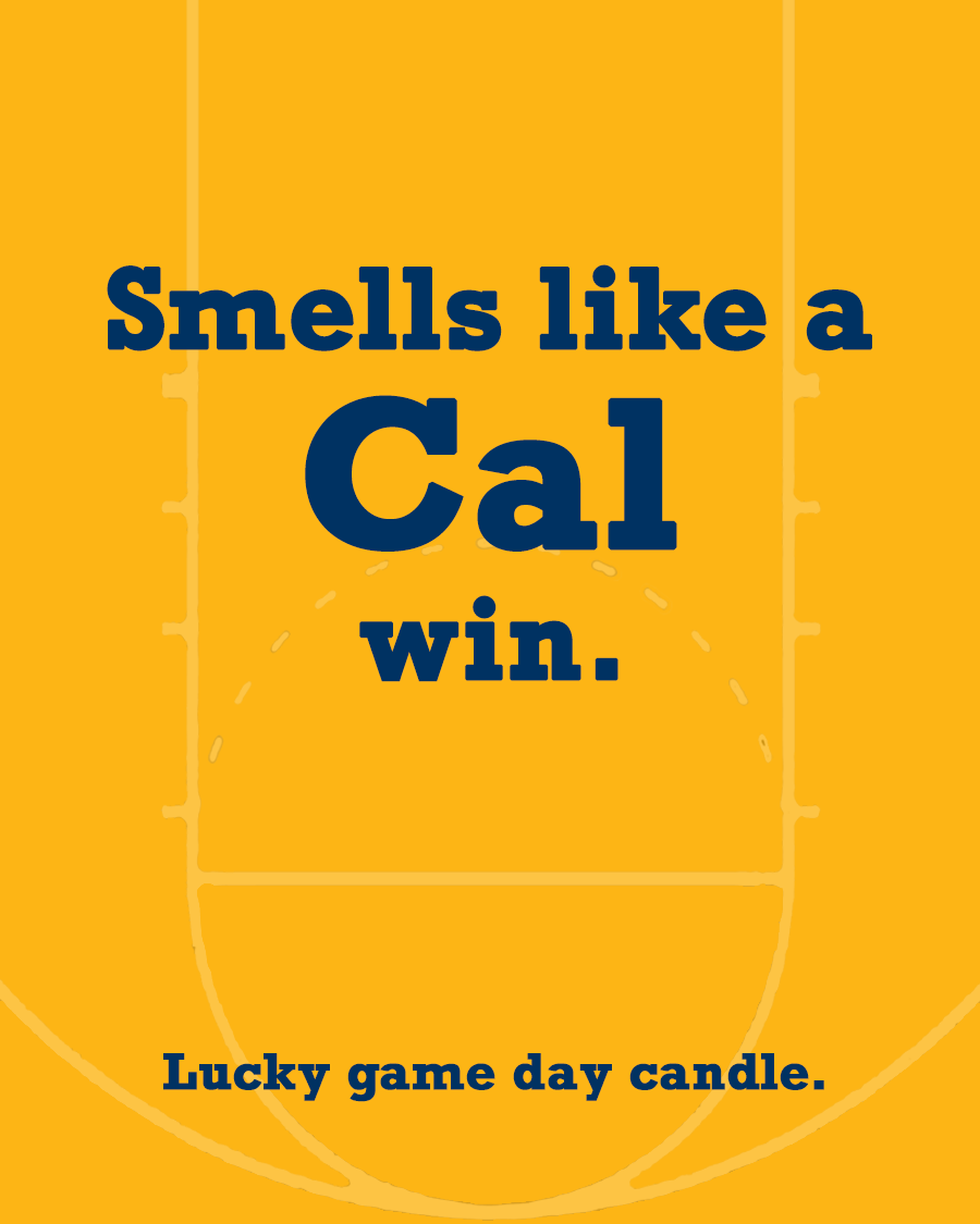 Cal Basketball - Smells Like a Cal Win scented candle (13.75 oz)