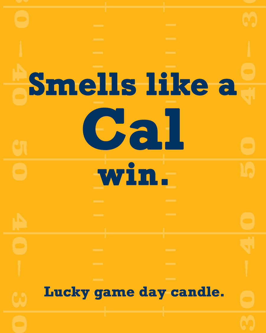 Cal Football - Smells Like a Cal Win scented candle (13.75 oz)