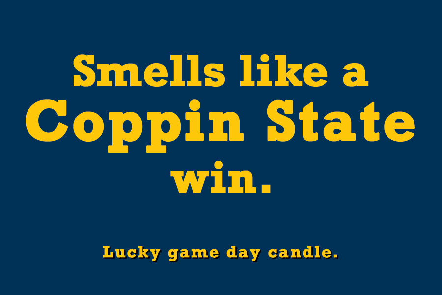 Coppin State - "Smells Like a Coppin State Win" scented candle (9 oz)