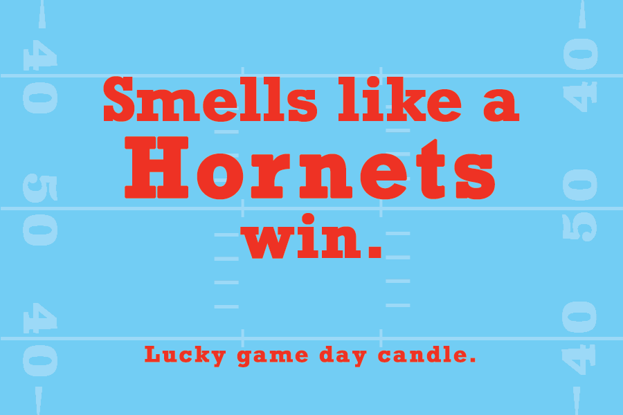 Delaware State Football - "Smells like a Hornets win" scented candle (9 oz)