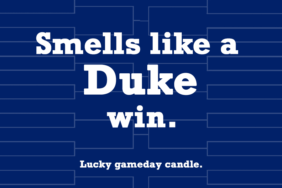 Duke Basketball - "Smells like a Duke win" scented candle (9 oz)