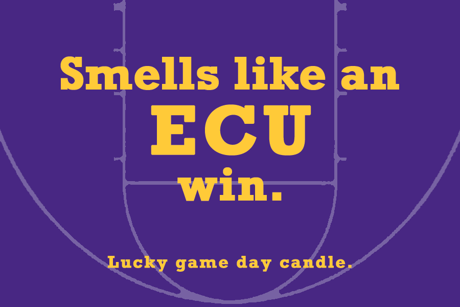 East Carolina Basketball - "Smells like an ECU win" scented candle (9 oz)