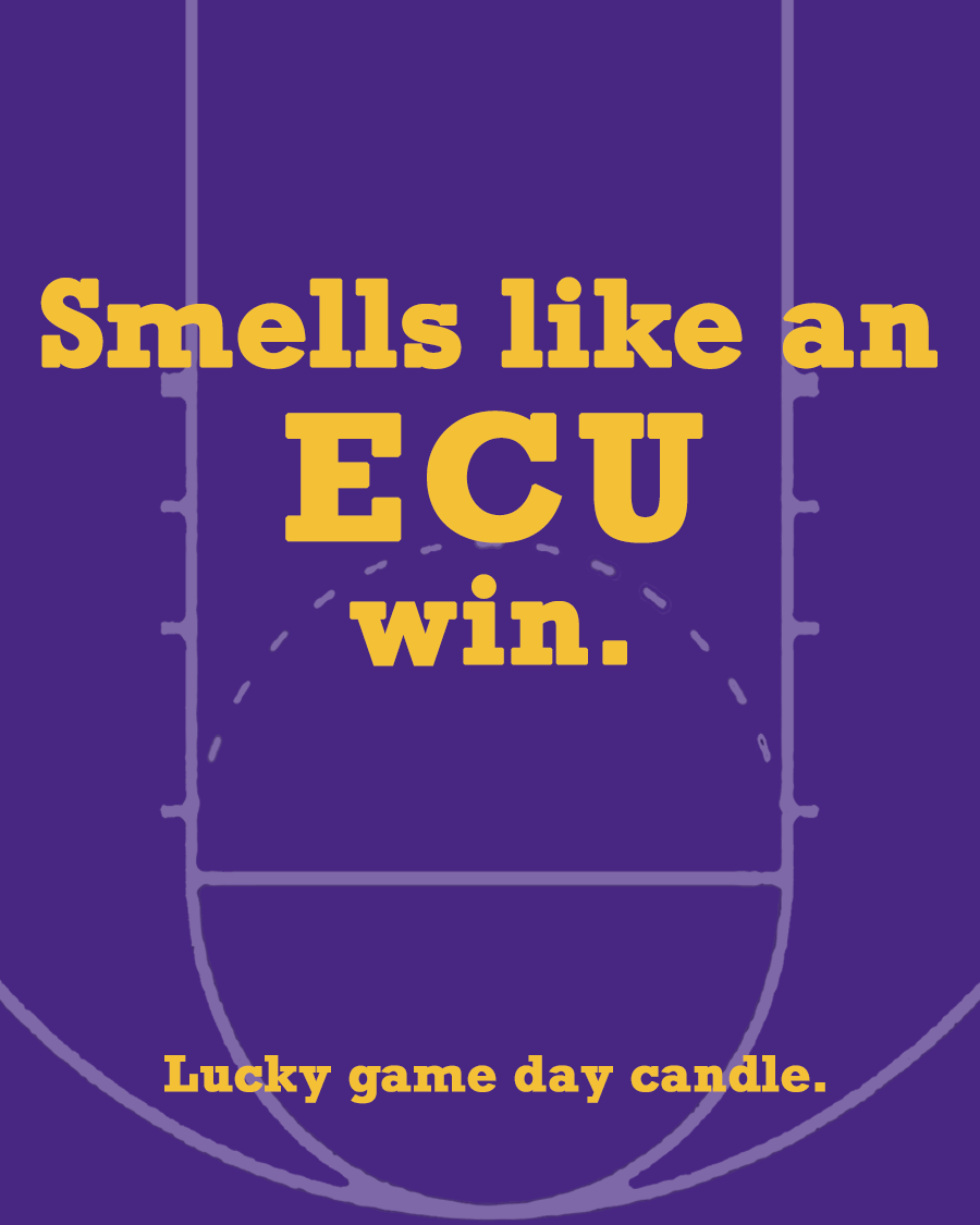 East Carolina Basketball - "Smells like an ECU win" scented candle (13.75 oz)