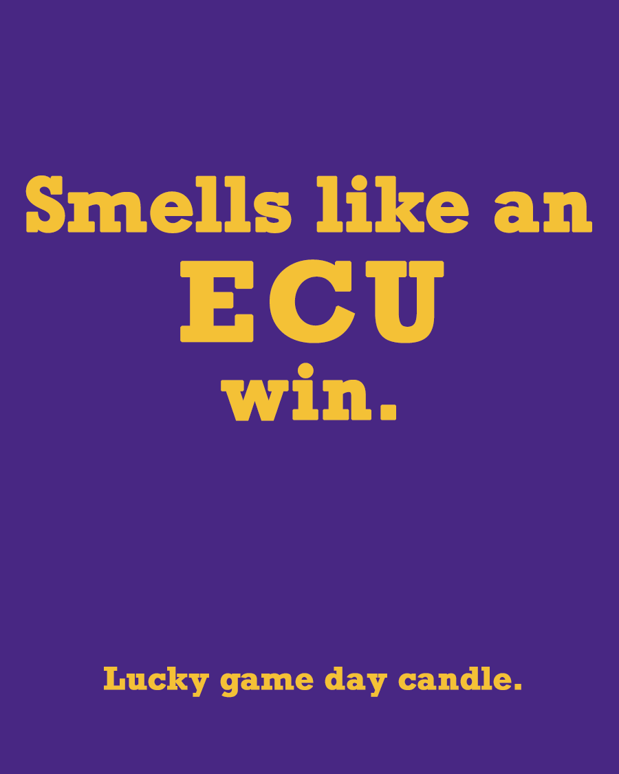 East Carolina - "Smells like an ECU win" scented candle (13.75 oz)