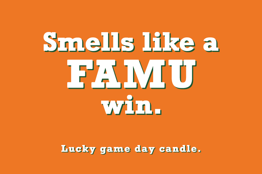 Florida A&M - "Smells like a FAMU win" scented candle (9 oz)