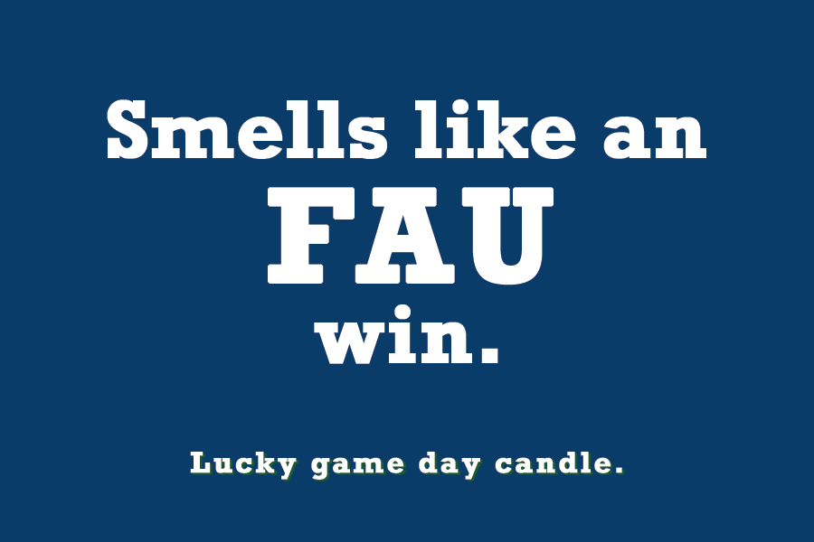 Florida Atlantic - "Smells like an FAU win" scented candle (9 oz)