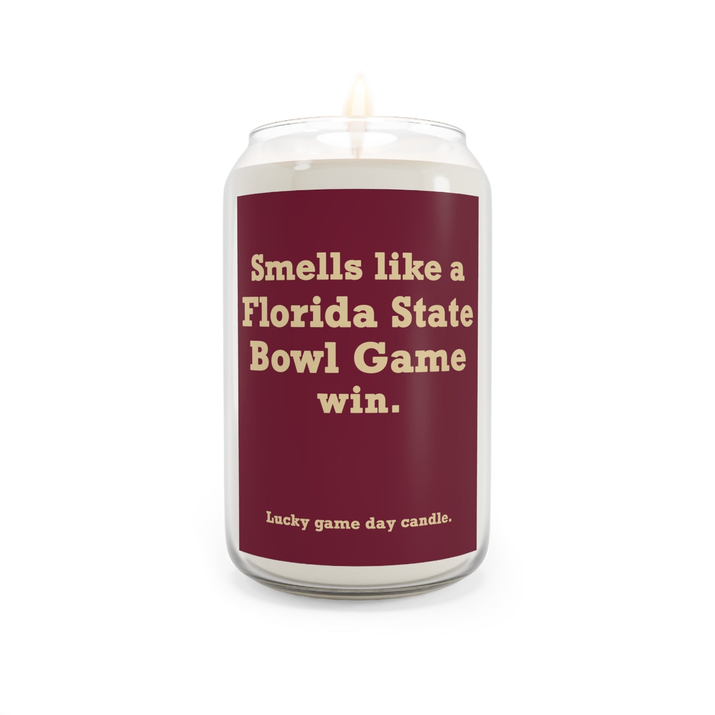 Florida State Bowl Game - "Smells like a Florida State Bowl Game win" scented candle (13.75 oz)
