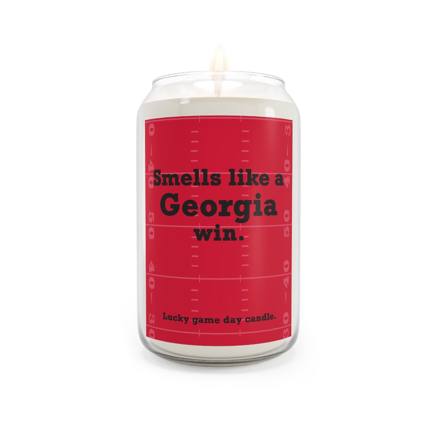 Georgia Football - "Smells like a Georgia win" scented candle (13.75 oz)