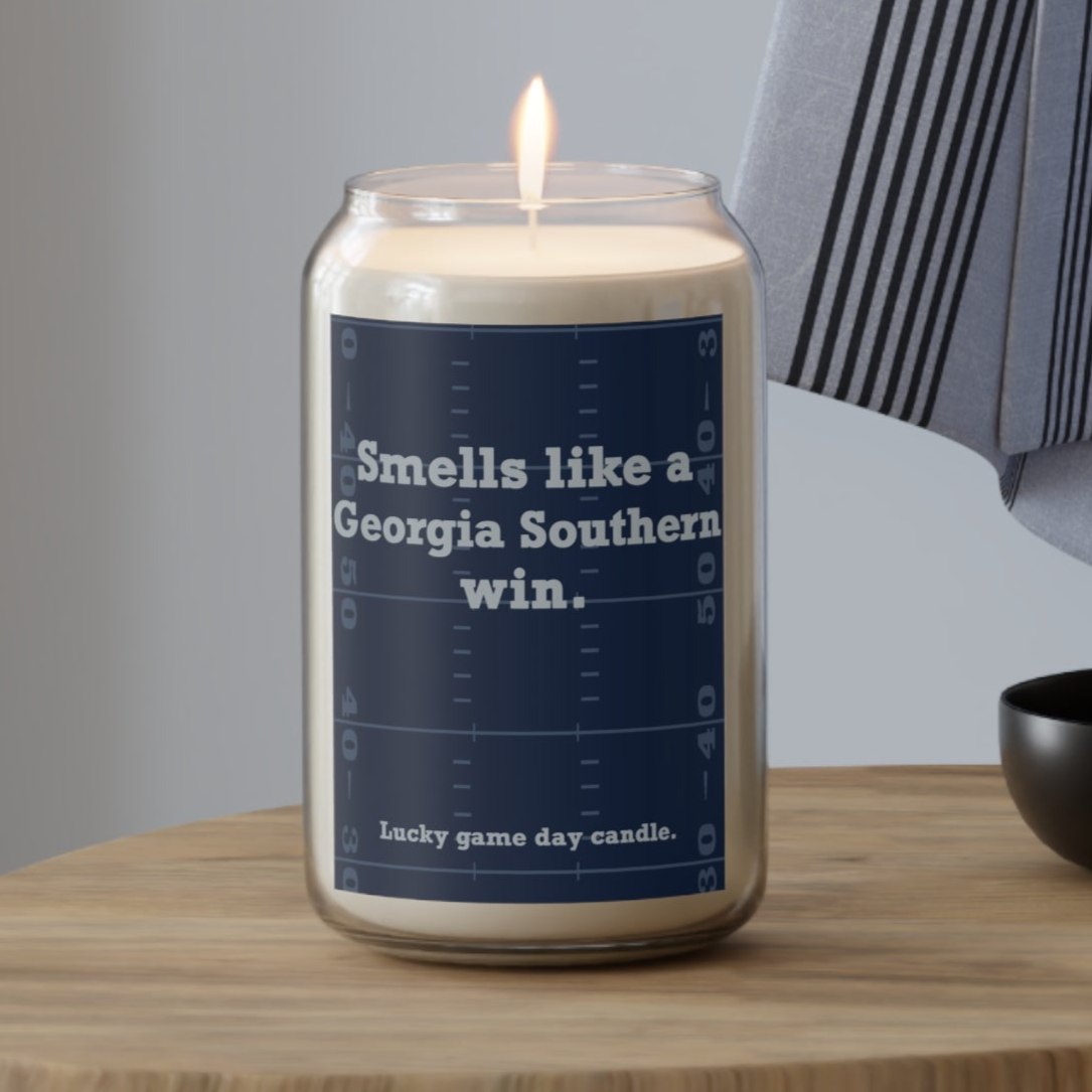 Georgia Southern Football - "Smells like a Georgia Southern win" scented candle (13.75 oz)