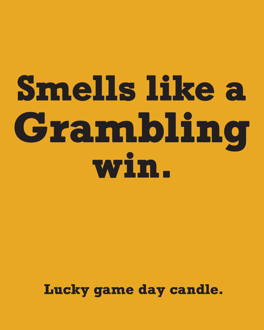 Grambling - "Smells like a Grambling win" scented candle (13.75 oz)