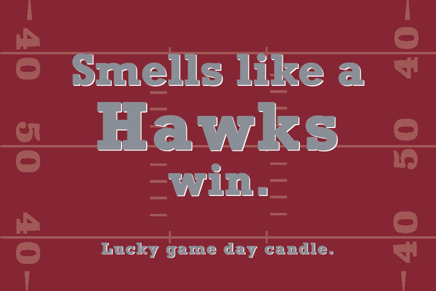Maryland Eastern Shore Football - Smells Like a Hawks Win (9 oz) scented candle