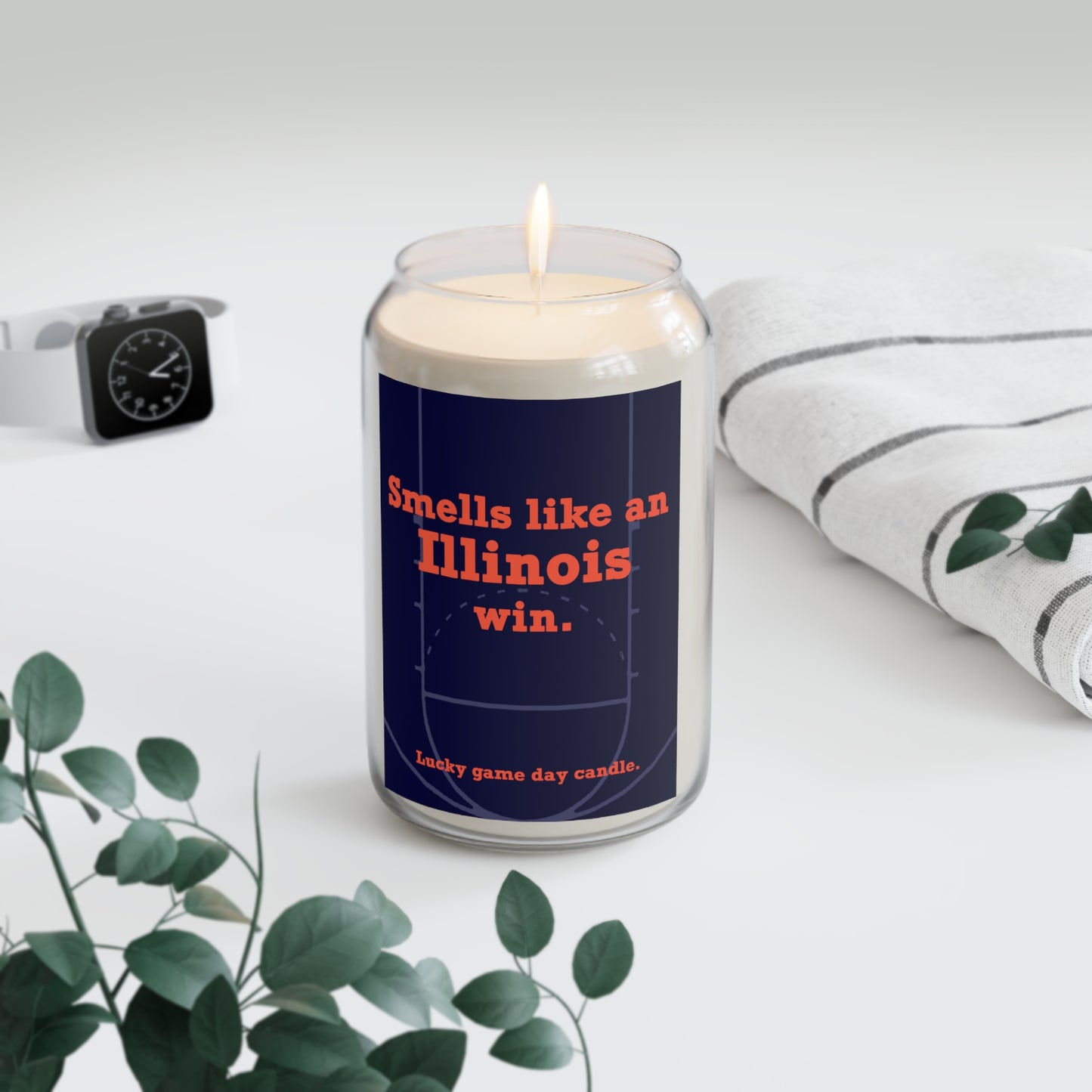 Illinois Basketball - "Smells like an Illinois win" scented candle (13.75)