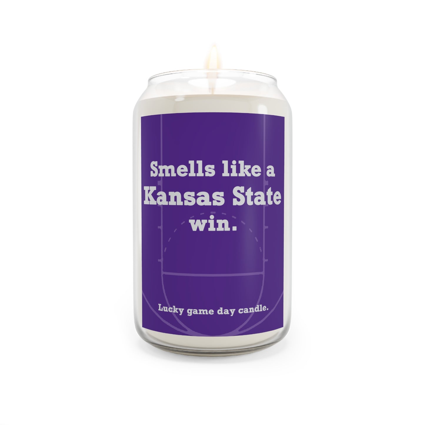 Kansas State Basketball - "Smells like a Kansas State win" scented candle (13.75 oz)