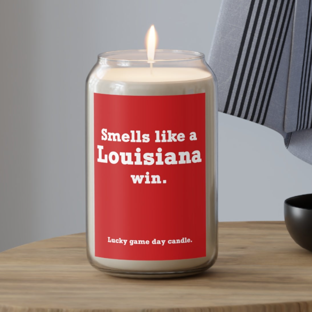 Louisiana - "Smells like a Louisiana win" scented candle (13.75 oz)