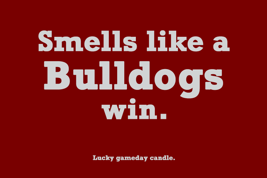 Mississippi State - "Smells like a Bulldogs win" scented candle (9 oz)