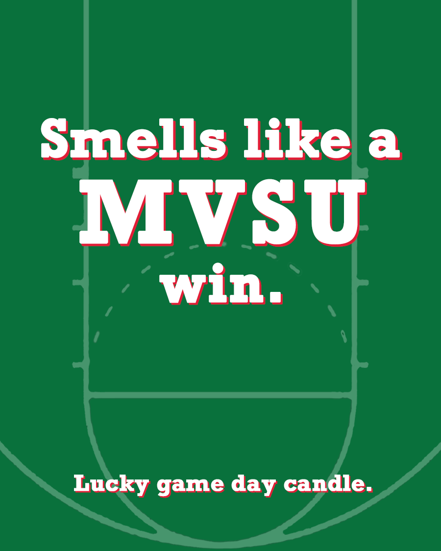 Mississippi Valley State Basketball - "Smells like a MVSU win" scented candle (13.75 oz)