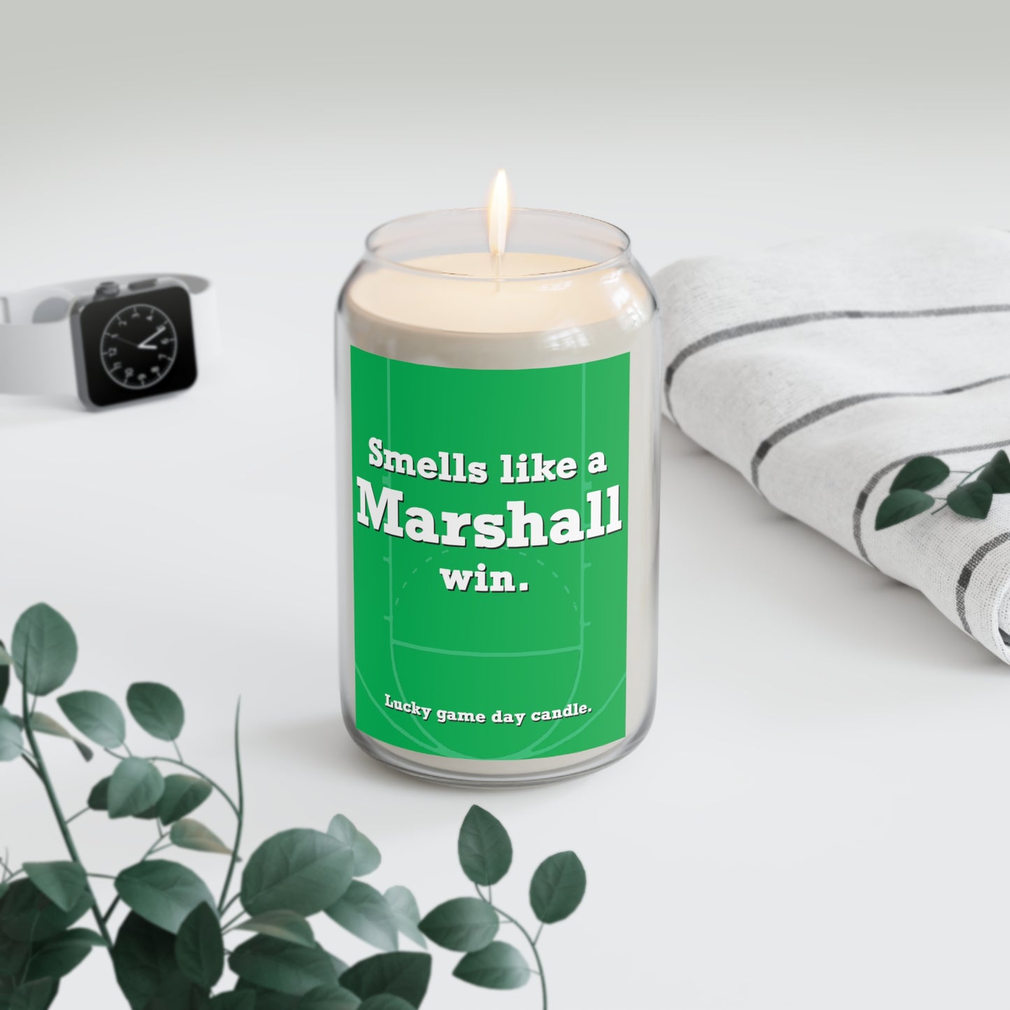 Marshall Basketball - "Smells Like a Marshall Win" scented candle (13.75 oz)