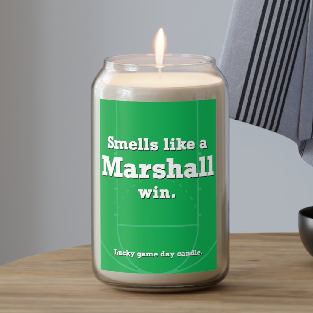 Marshall Basketball - "Smells Like a Marshall Win" scented candle (13.75 oz)