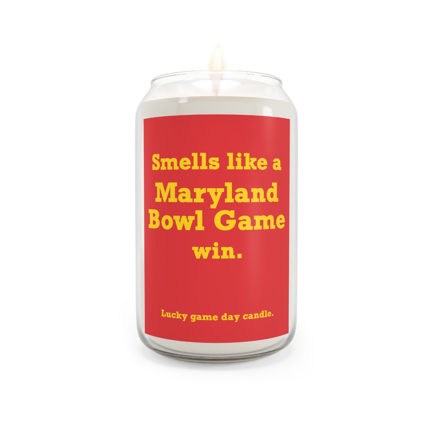 Maryland Bowl Game - "Smells like a Maryland Bowl Game win" scented candle (13.75 oz)