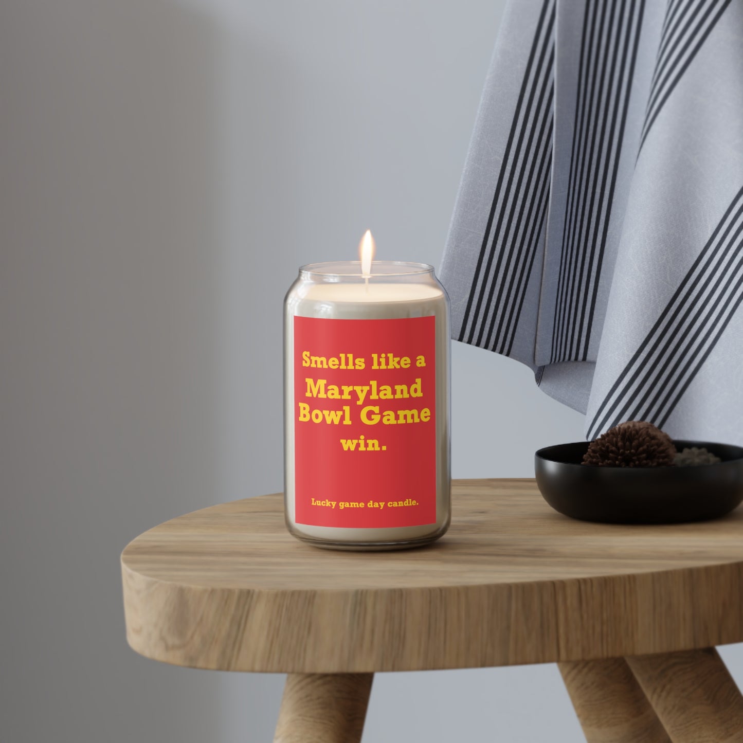 Maryland Bowl Game - "Smells like a Maryland Bowl Game win" scented candle (13.75 oz)
