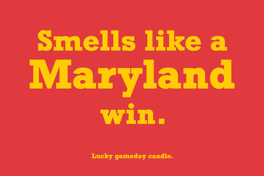 Maryland - "Smells like a Maryland win" scented candle (9 oz)