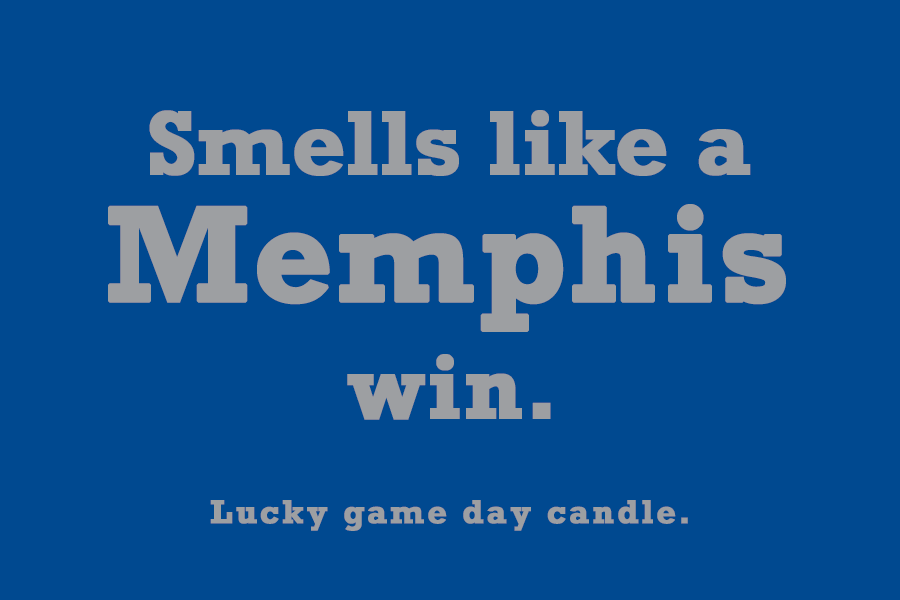 Memphis - "Smells like a Memphis win" scented candle (9 oz)