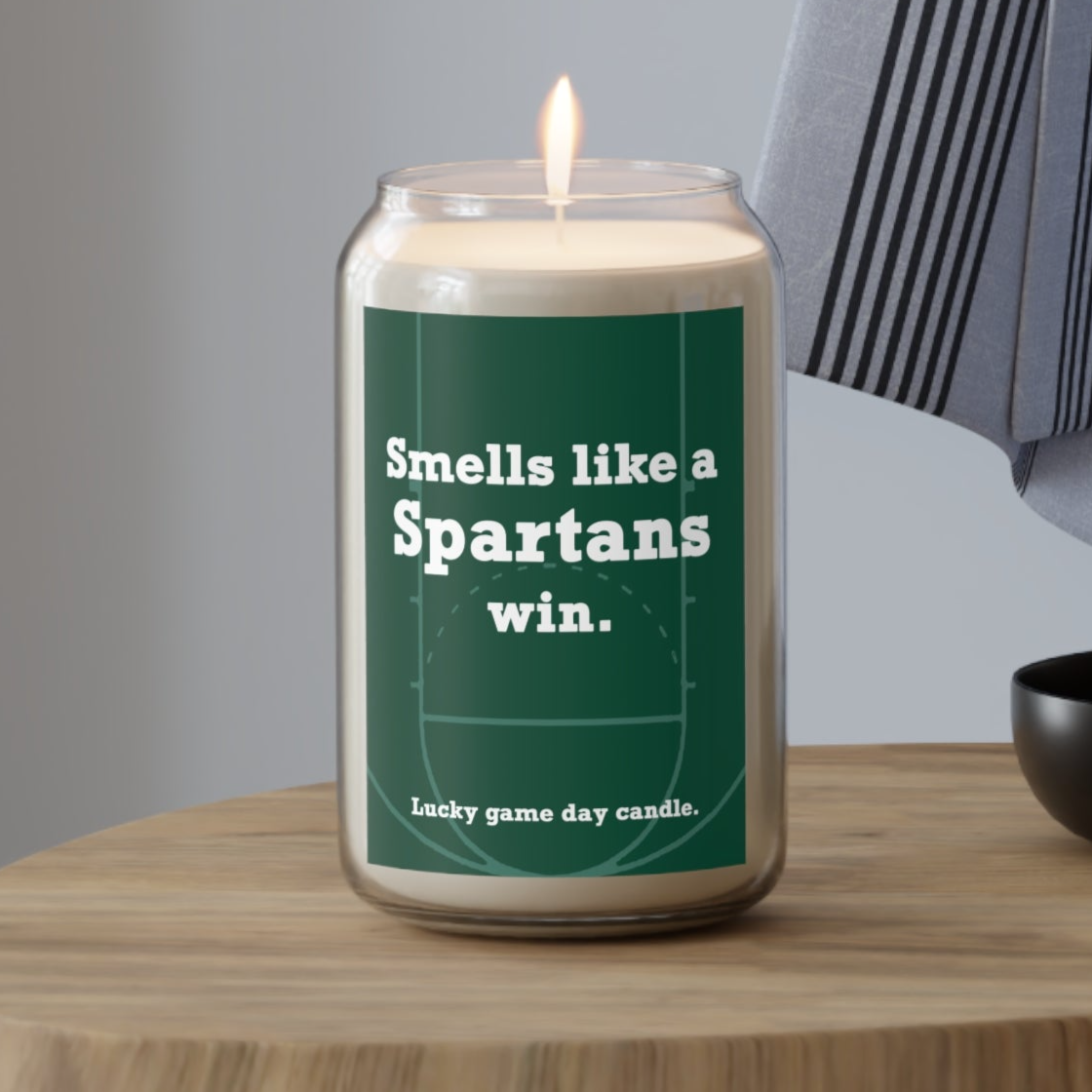 Michigan State Basketball - "Smells like a Spartans win" scented candle (13.75)