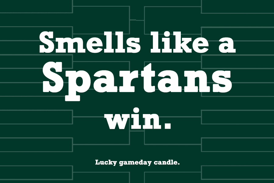 Michigan State Basketball - "Smells like a Spartans win" scented candle (9 oz)