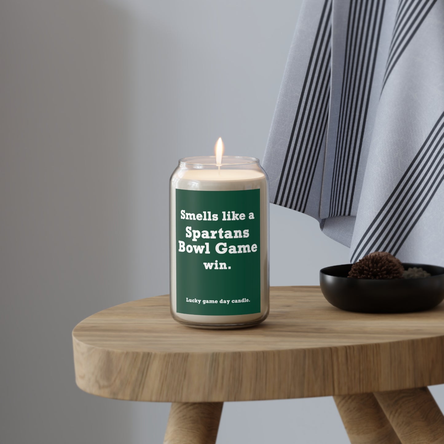 Michigan State Bowl Game - "Smells like a Spartans Bowl Game win" scented candle (13.75 oz)