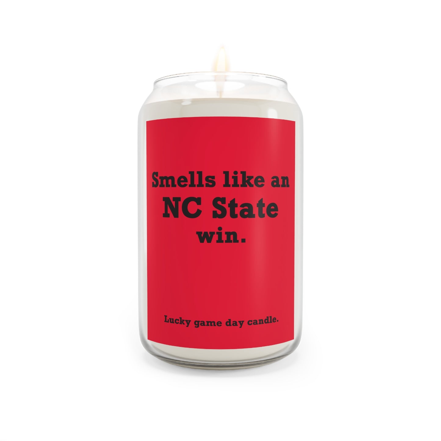 NC State - "Smells like a NC State win" scented candle (13.75 oz)