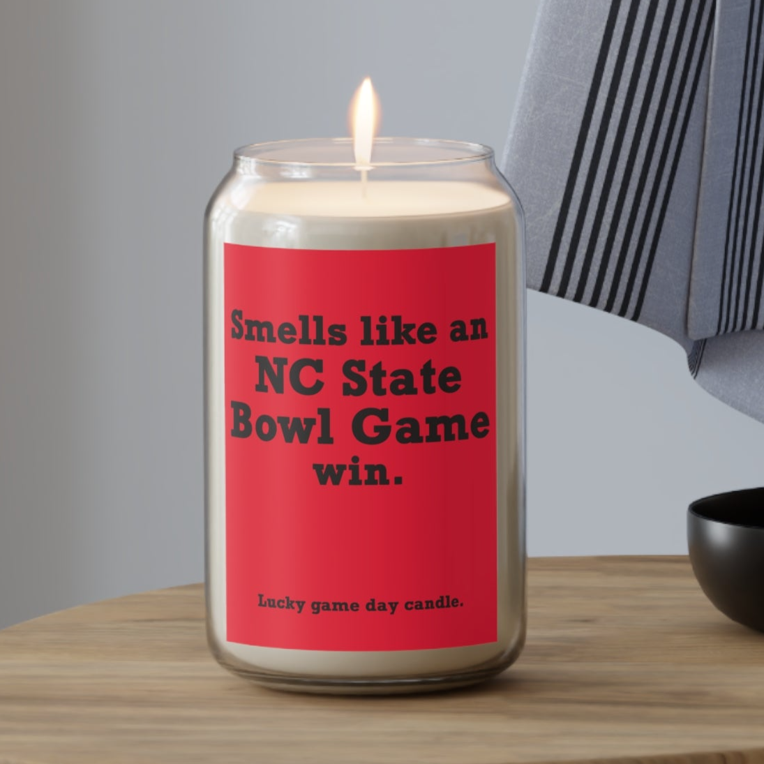 NC State Bowl Game - "Smells like an NC State Bowl Game win" scented candle (13.75 oz)