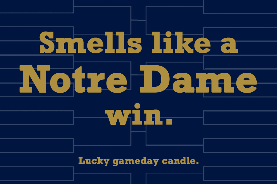 Notre Dame Basketball - "Smells like a Notre Dame win" scented candle (9 oz)