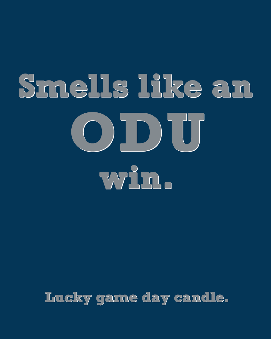 ODU - "Smells like an ODU win" scented candle (13.75 oz)