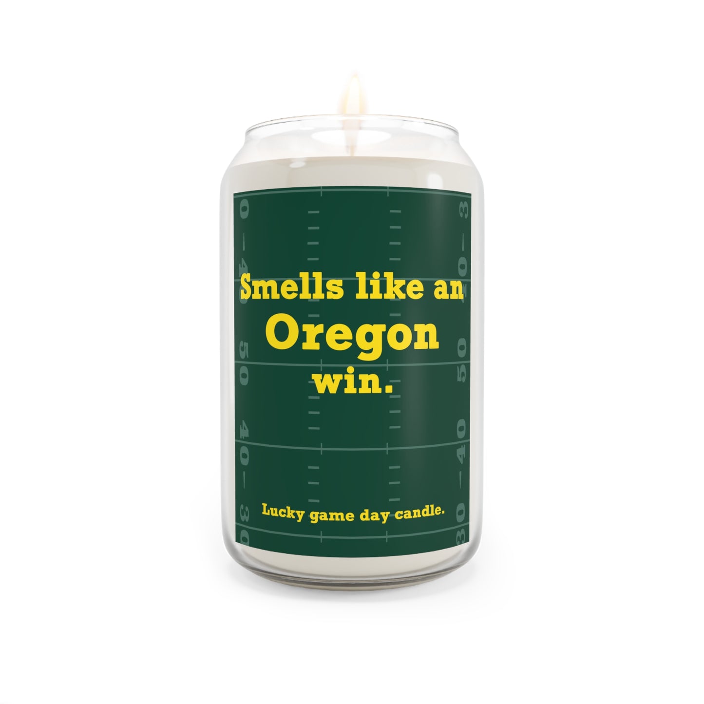 Oregon Football - "Smells like an Oregon win" scented candle (13.75 oz)