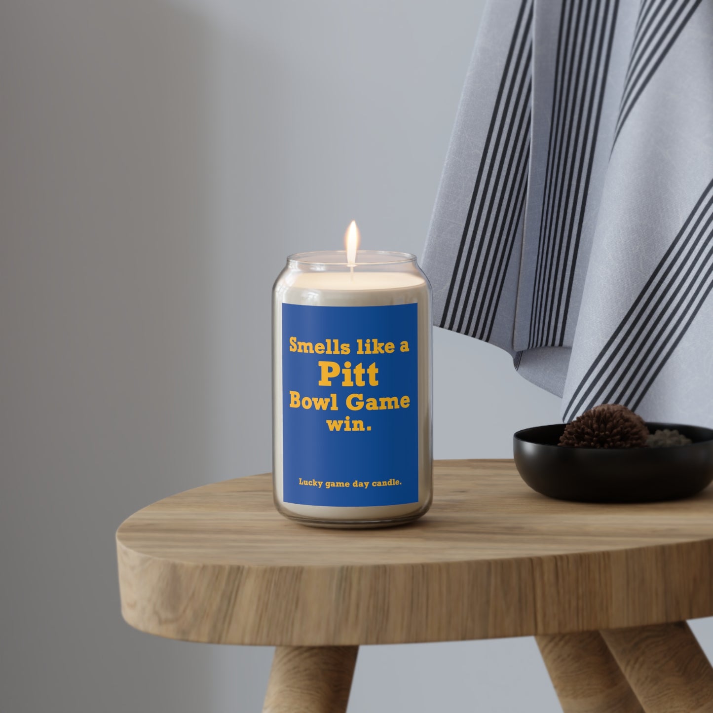 Pitt Bowl Game - "Smells like a Pitt Bowl Game win" scented candle (13.75 oz)