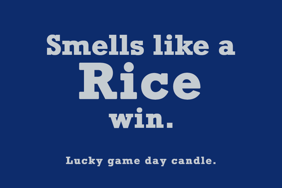 Rice - "Smells like a Rice win" scented candle (9 oz)