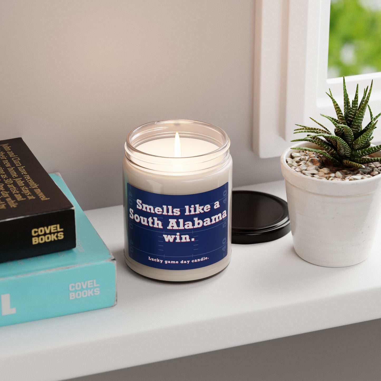 South Alabama Football - "Smells like a South Alabama win" scented candle