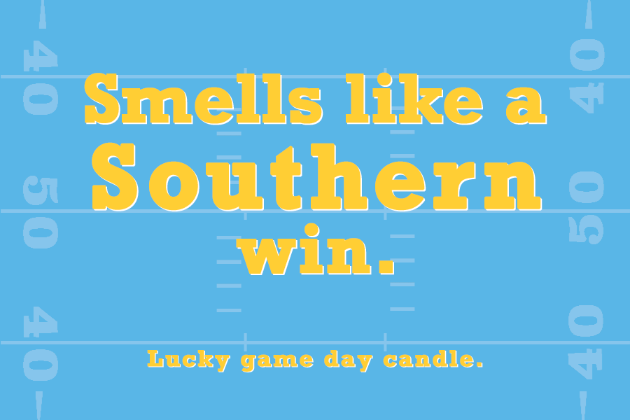 Southern University Football - "Smells like a Southern win" scented candle (9 oz)