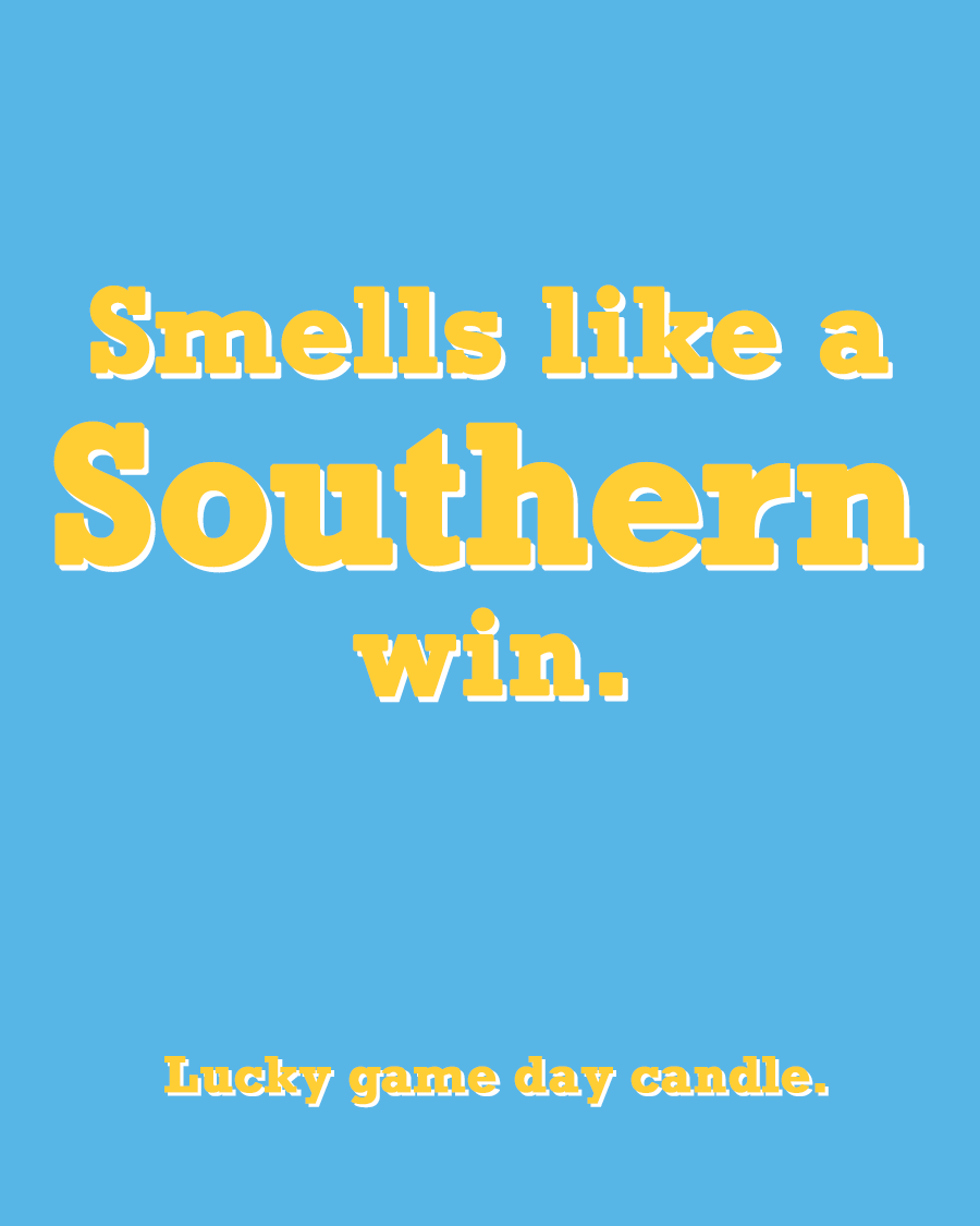 Southern University - "Smells like a Southern win" scented candle (13.75 oz)