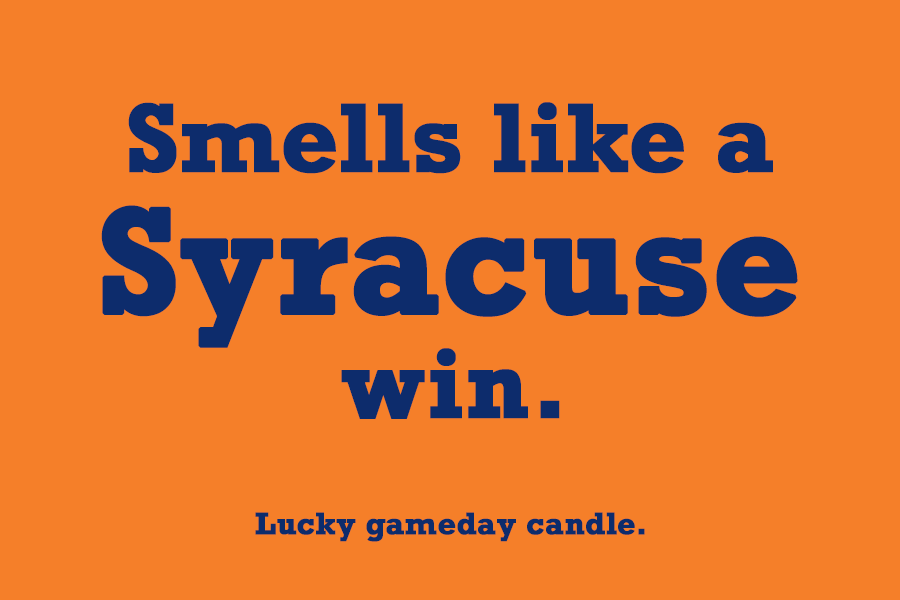 Syracuse - "Smells like a Syracuse win" scented candle (9 oz)