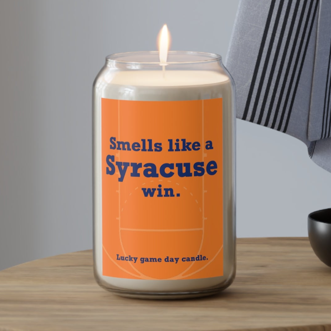 Syracuse Basketball - "Smells like a Syracuse win" scented candle (13.75 oz)