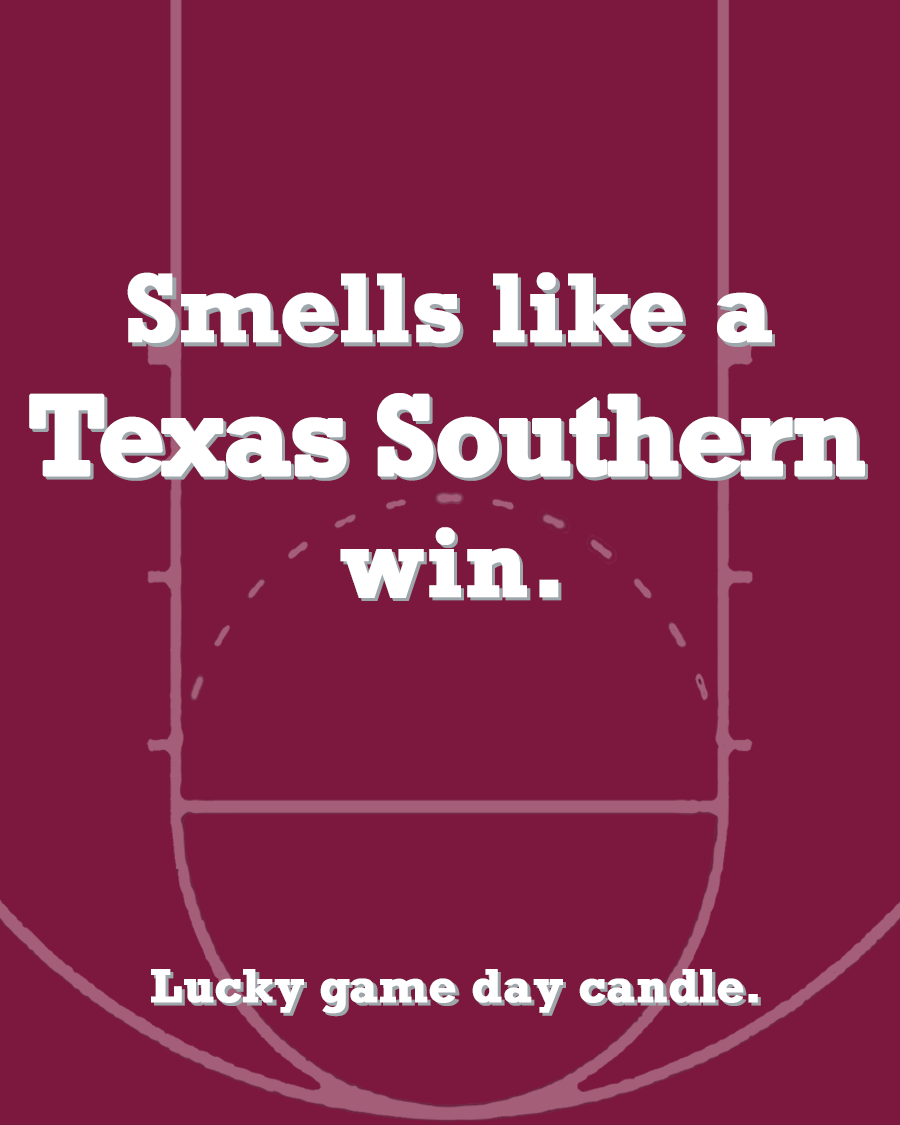 Texas Southern Basketball - "Smells like a Texas Southern win" scented candle (13.75 oz)