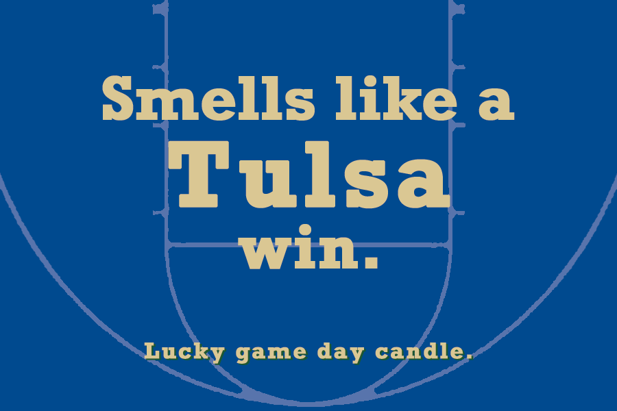 Tulsa Basketball - "Smells like a Tulsa win" scented candle (9 oz)