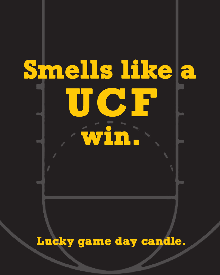Central Florida Basketball - "Smells like a UCF win" scented candle (13.75 oz)